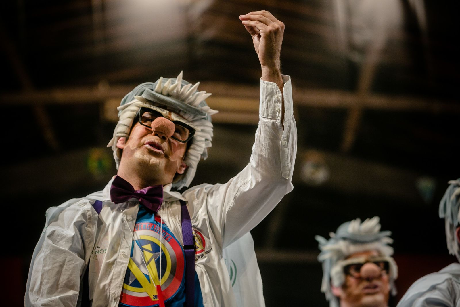 La chirigota "Los vengadores"