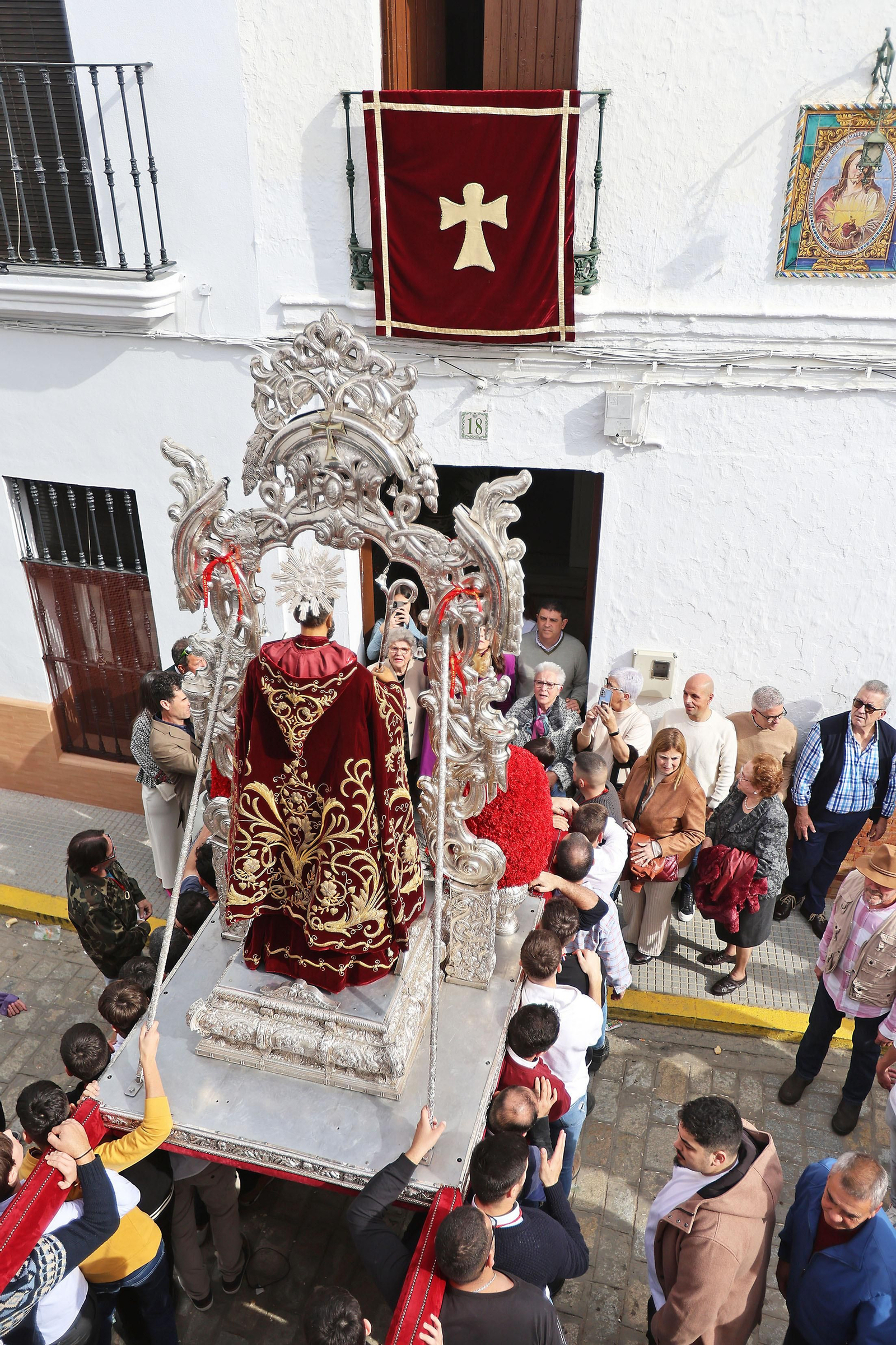 Imágenes de las tiradas de San Antonio Abad en Trigueros