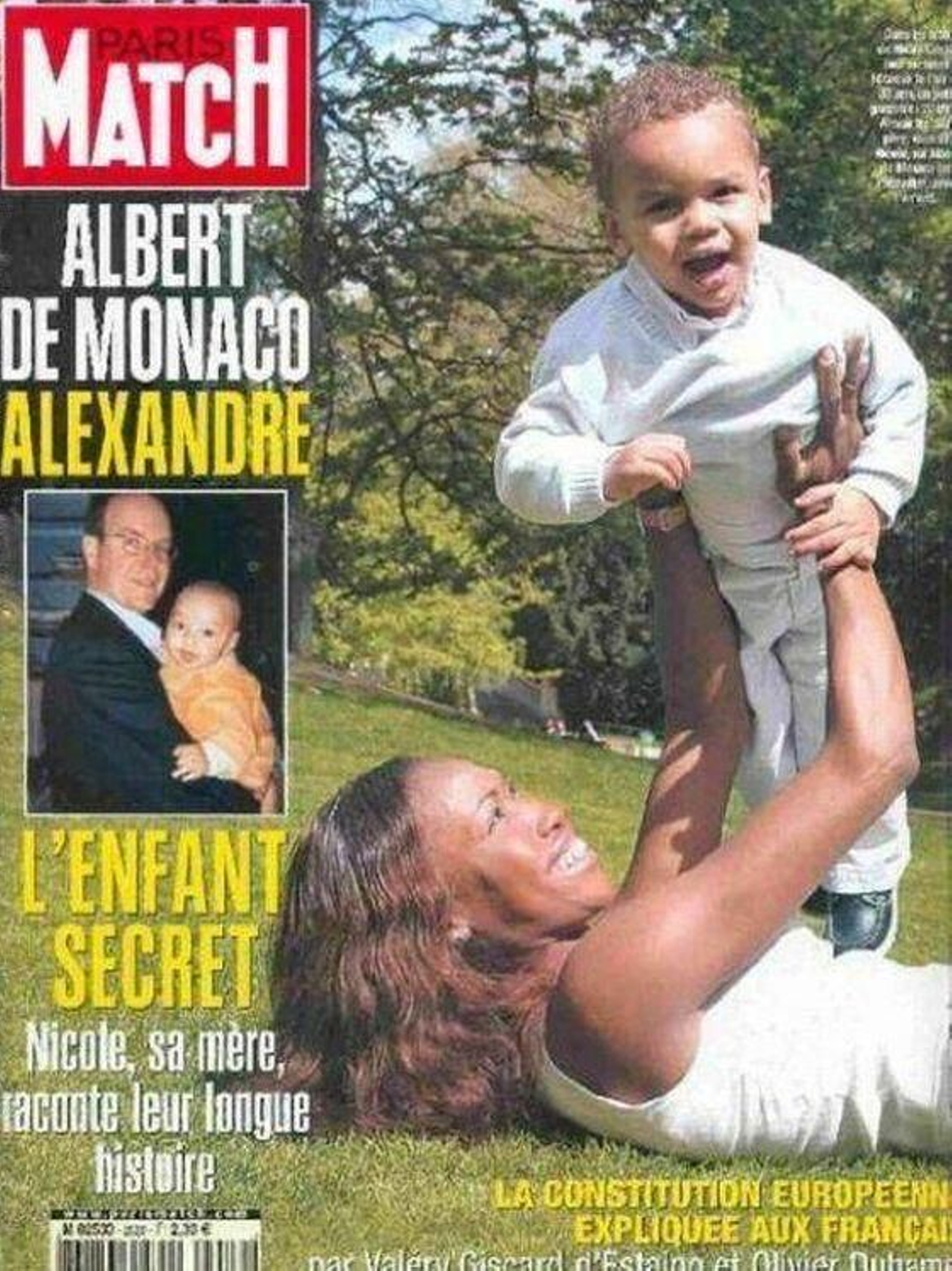 En 2005, Coste reveló en 'Paris Match' que el padre de su hijo era Alberto de Mónaco.