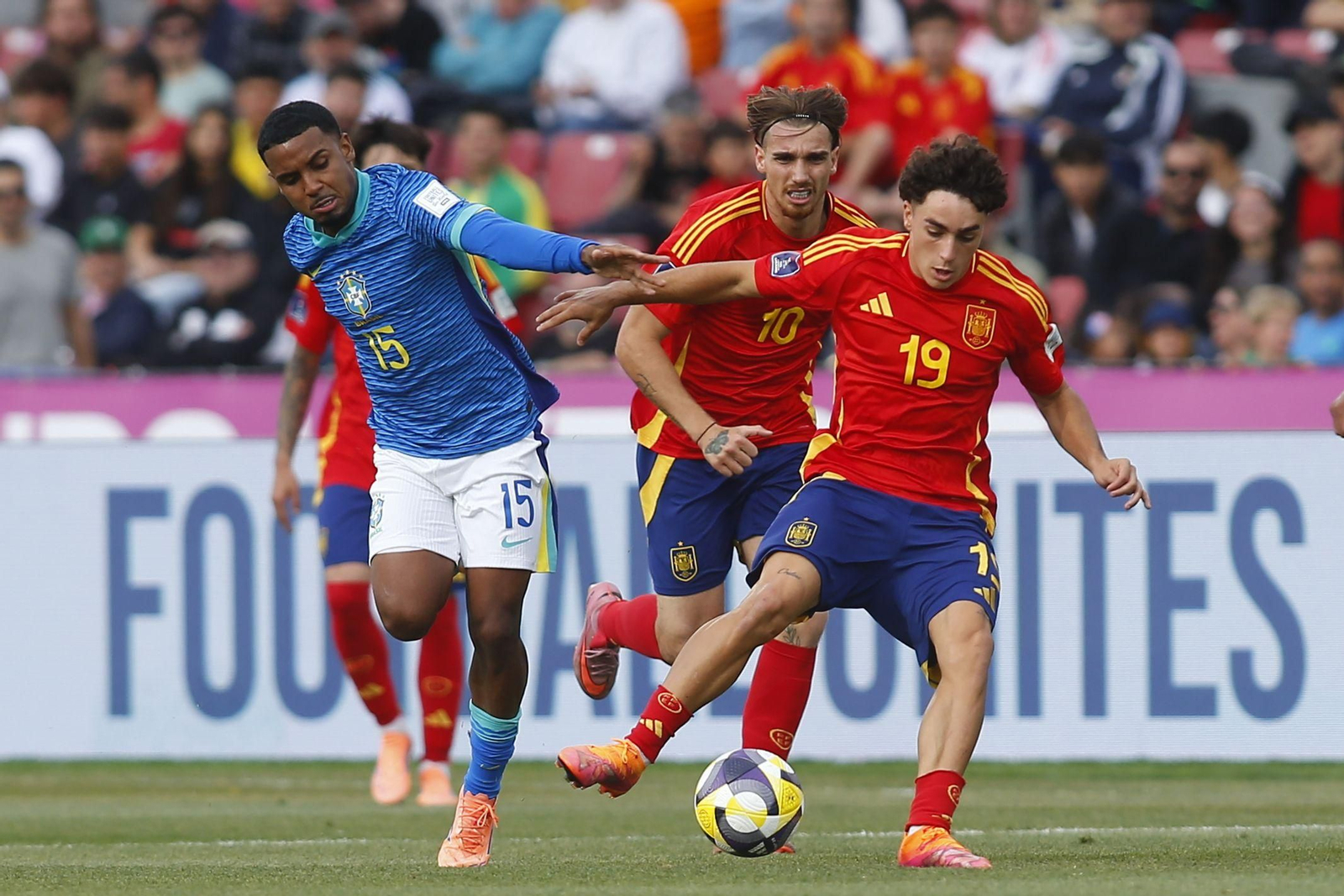 Las mejores fotos del España-Brasil sub 20