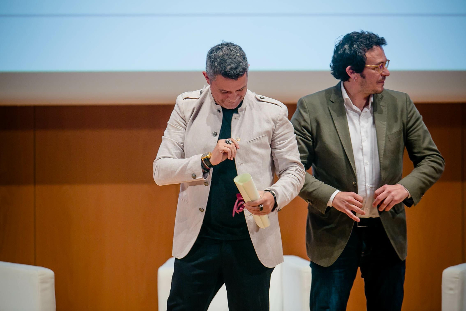 Acto de reconocimiento de Alejandro Sanz como hijo adoptivo de Cádiz