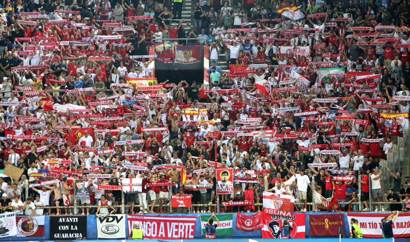 Las fotos del Manchester City-Sevilla FC en la Supercopa de Europa