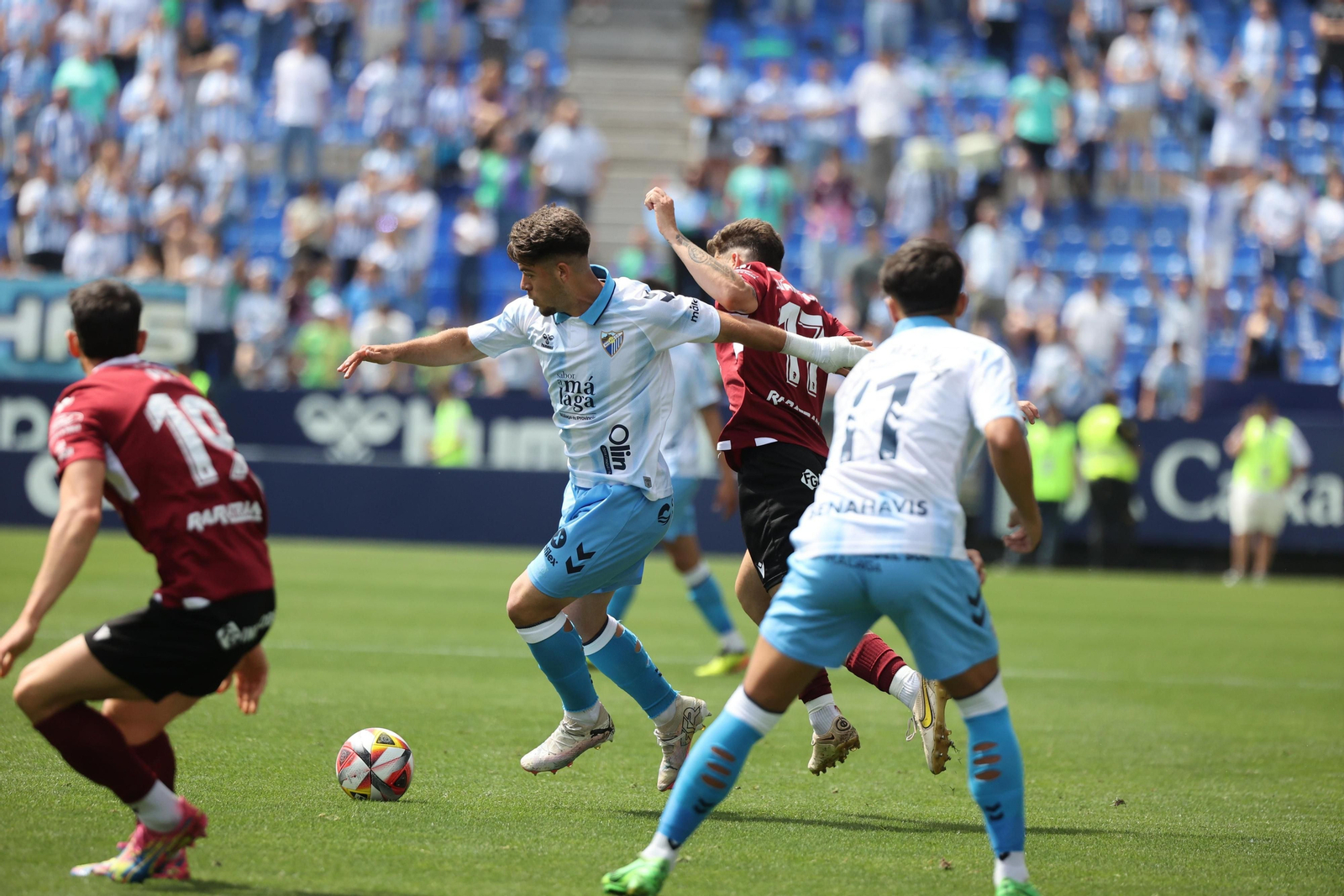 El Málaga CF - Mérida, en fotos