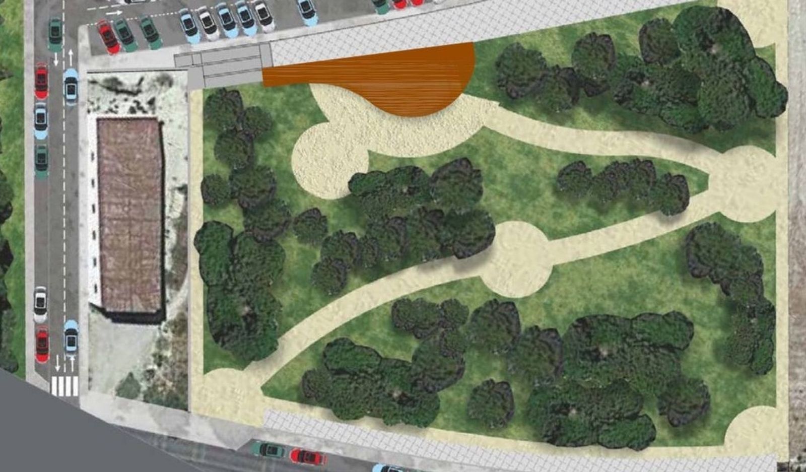 Imagen del proyecto del Cerro de la Memoria, que contará con un café mirador.