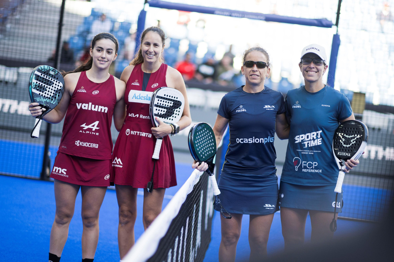 Las mejores fotos de los cuartos de final del pádel en el Estadio de la Cartuja