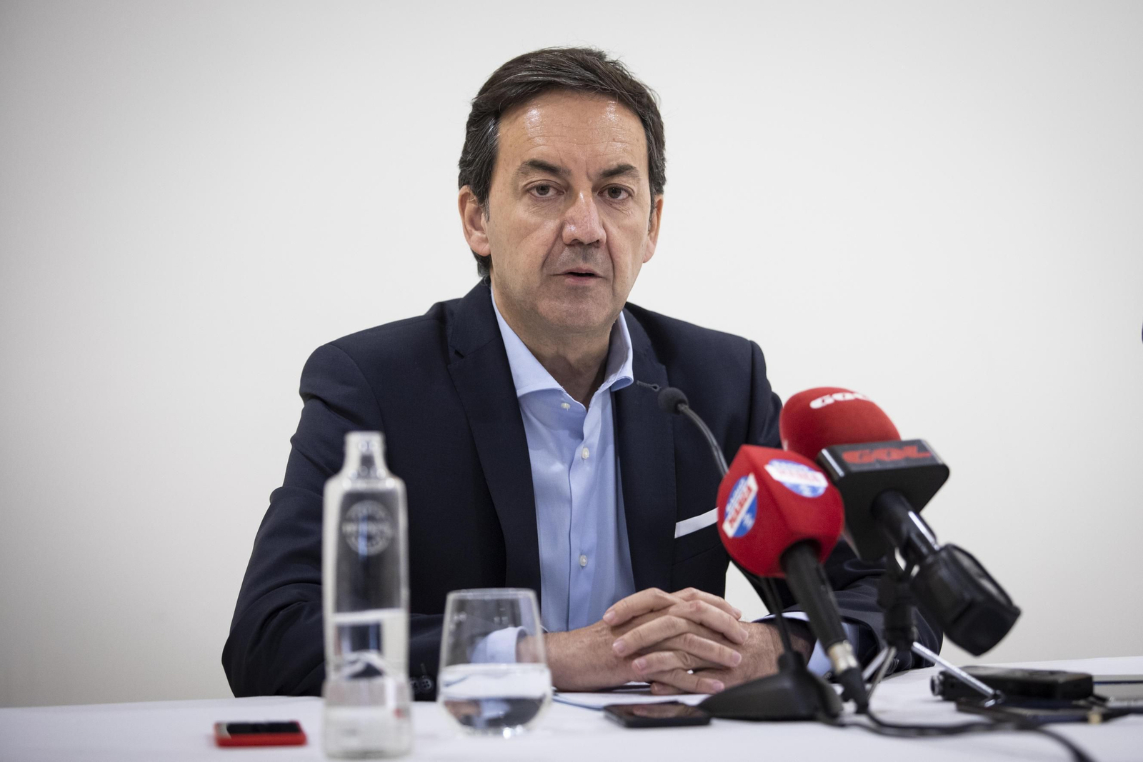 Monterrubio, en su comparecencia de prensa.