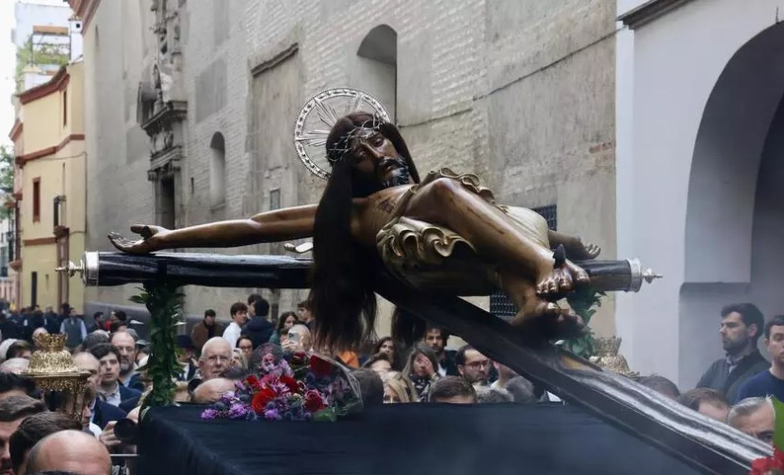 El Cristo de San Agustín irá sobre el paso del Cristo de las Misericordias