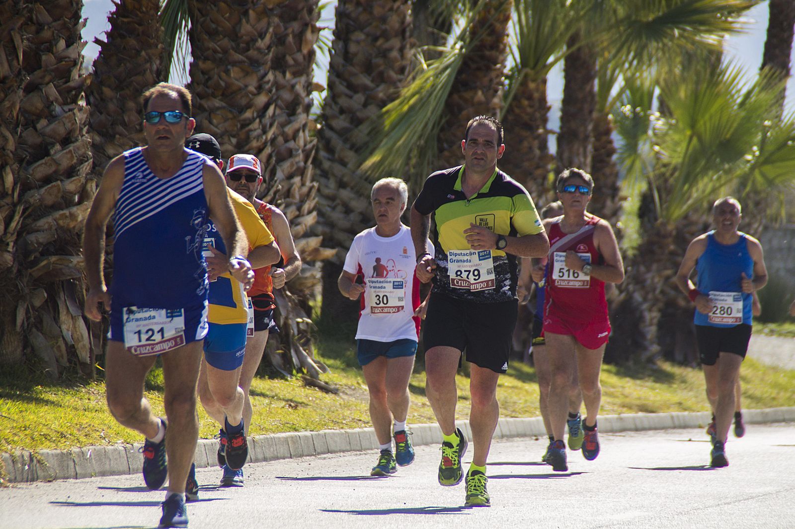 Uno de los momentos de la carrera de ayer.