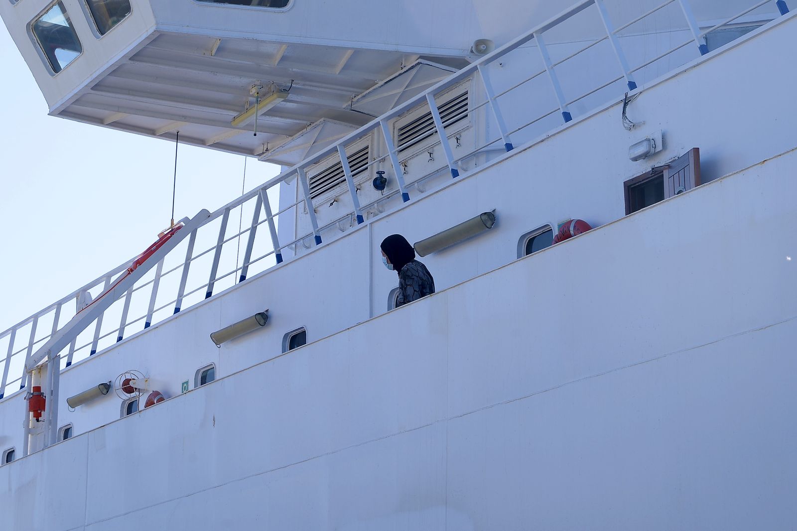 Fotos del atraque del buque Ciudad de Malaga