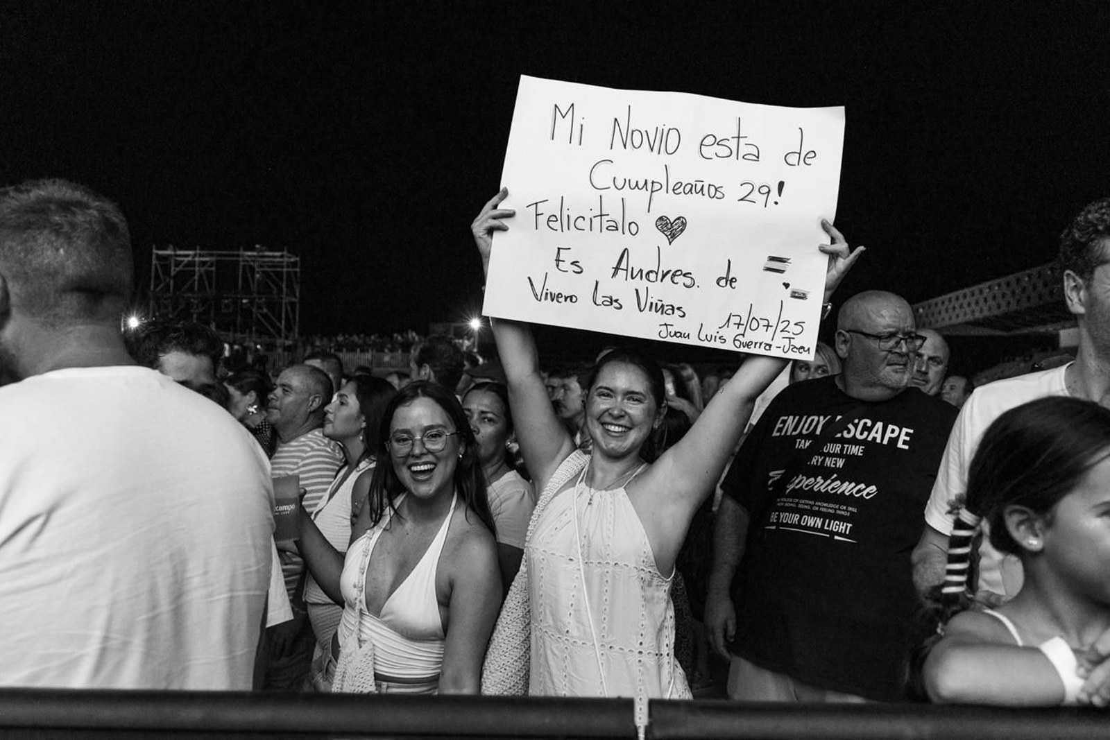 El primer concierto en Jaén de  Juan Luis Guerra, en el Vive Jaén Music Fest