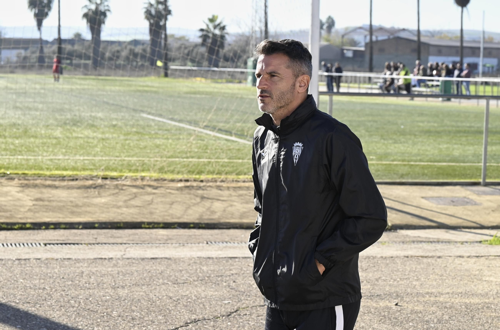 Iván Ania, antes de un entrenamiento en la Ciudad Deportiva.