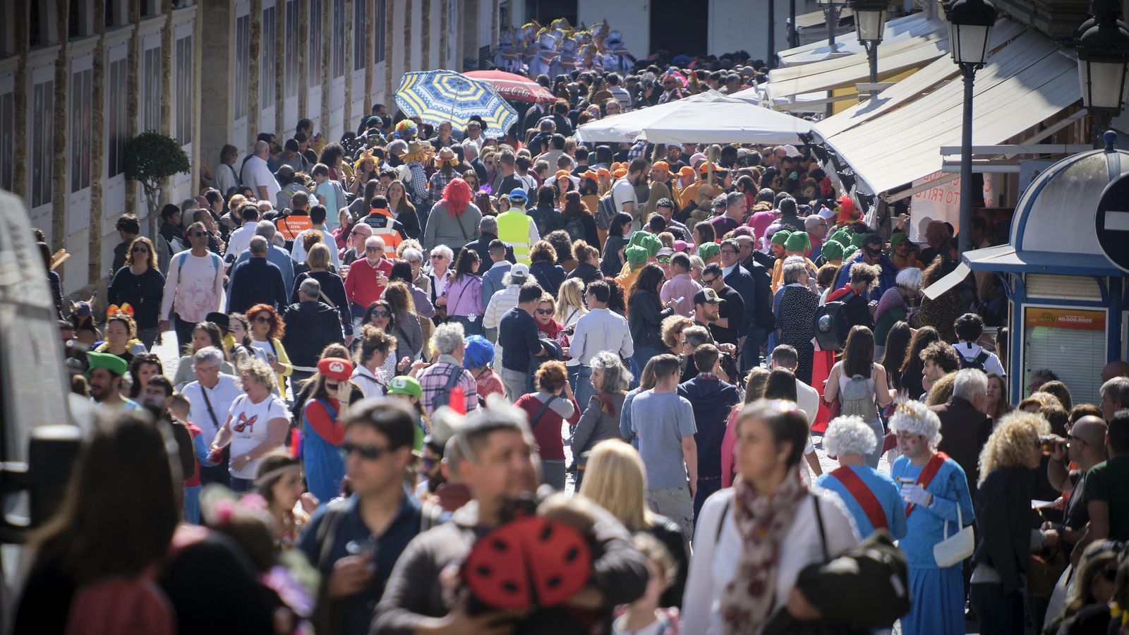 Carnaval de la calle en Cádiz.