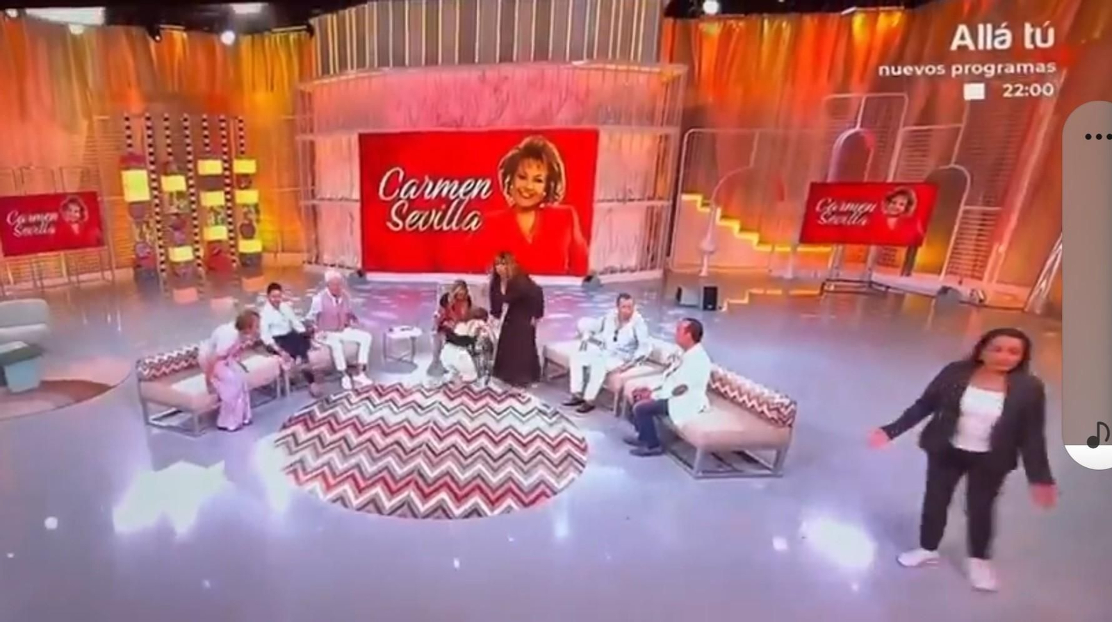 La maquilladora de 'Fiesta' tras el resbalón en directo