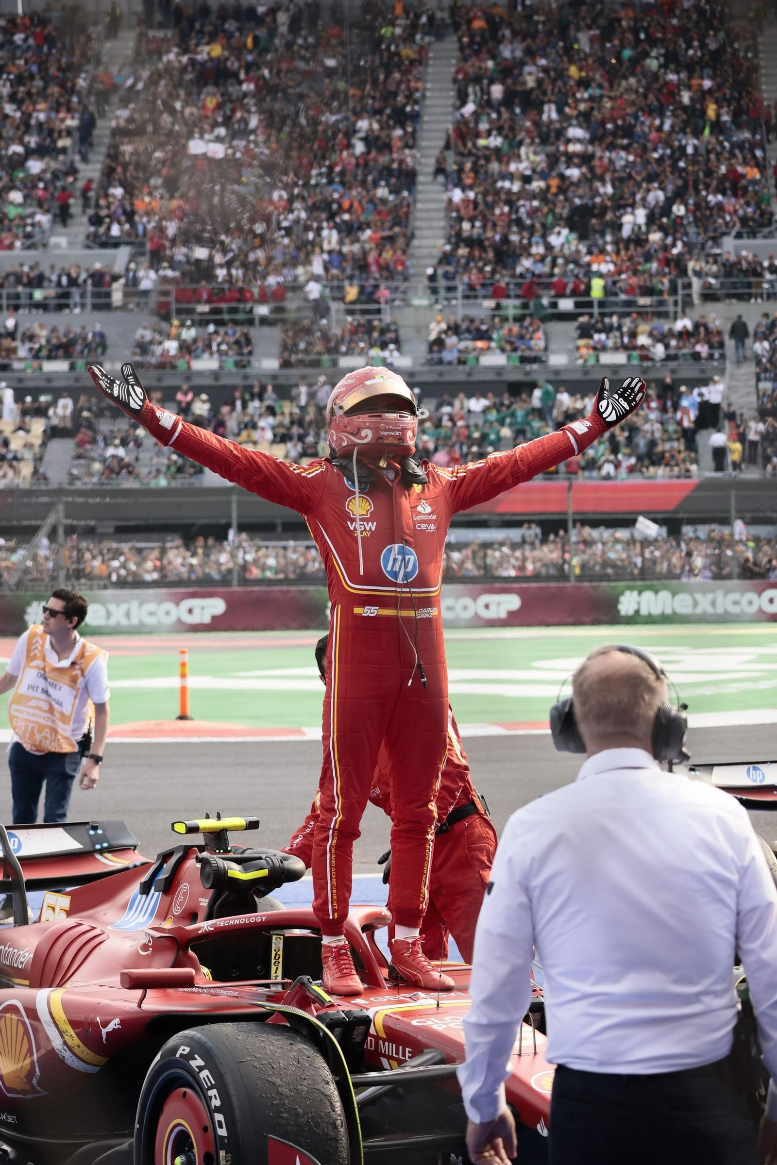 Las fotos del triunfo de Carlos Sainz en México