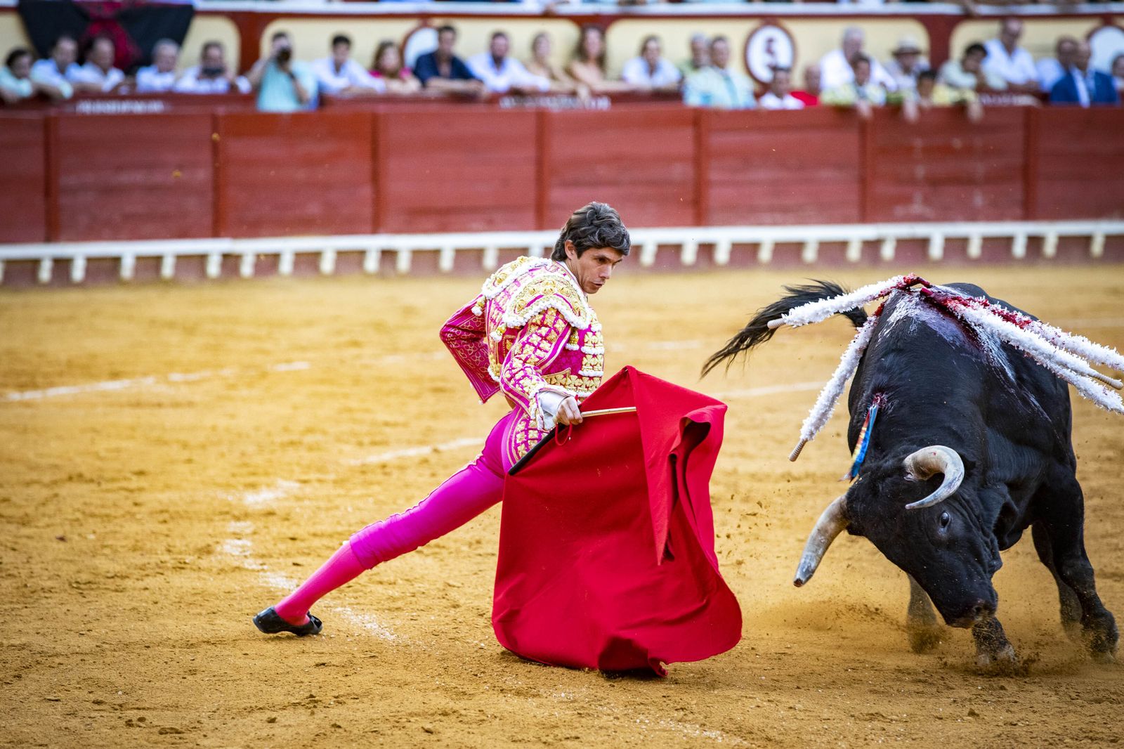 Diego Urdiales, Sebastián Castella y Daniel Luque, en la plaza de toros de El Puerto