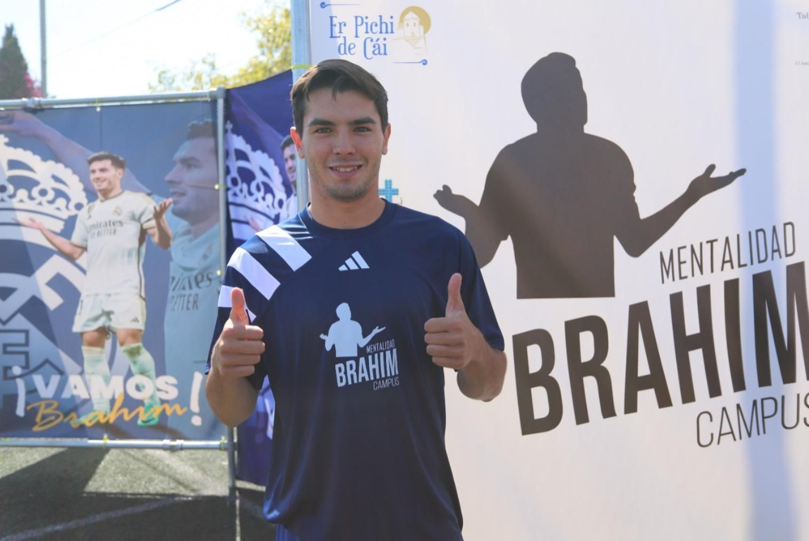 La visita de Brahim a su campus, en fotos