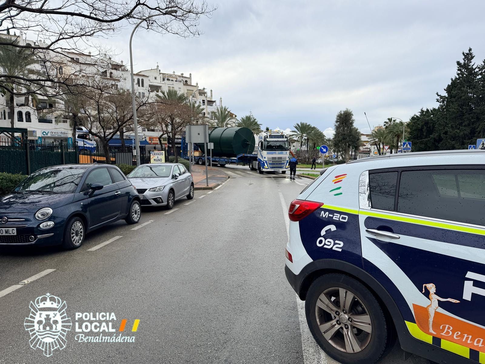 Un vehículo policial en Benalmádena