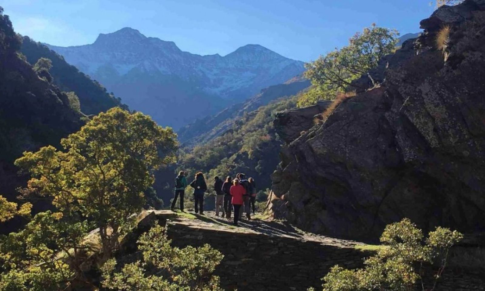 Una de las impresionantes vistas que ofrece la ruta.