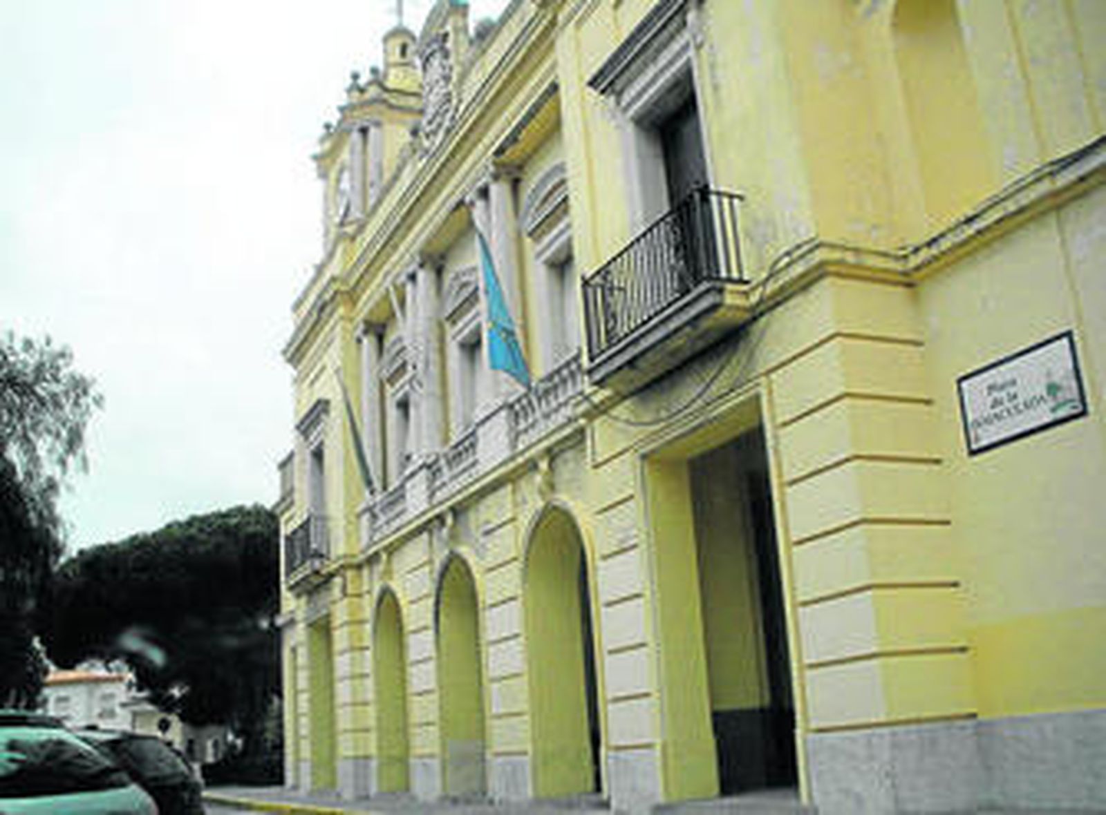 Aspecto que presenta en la actualidad el edificio en el que se asienta el Ayuntamiento de Barbate.