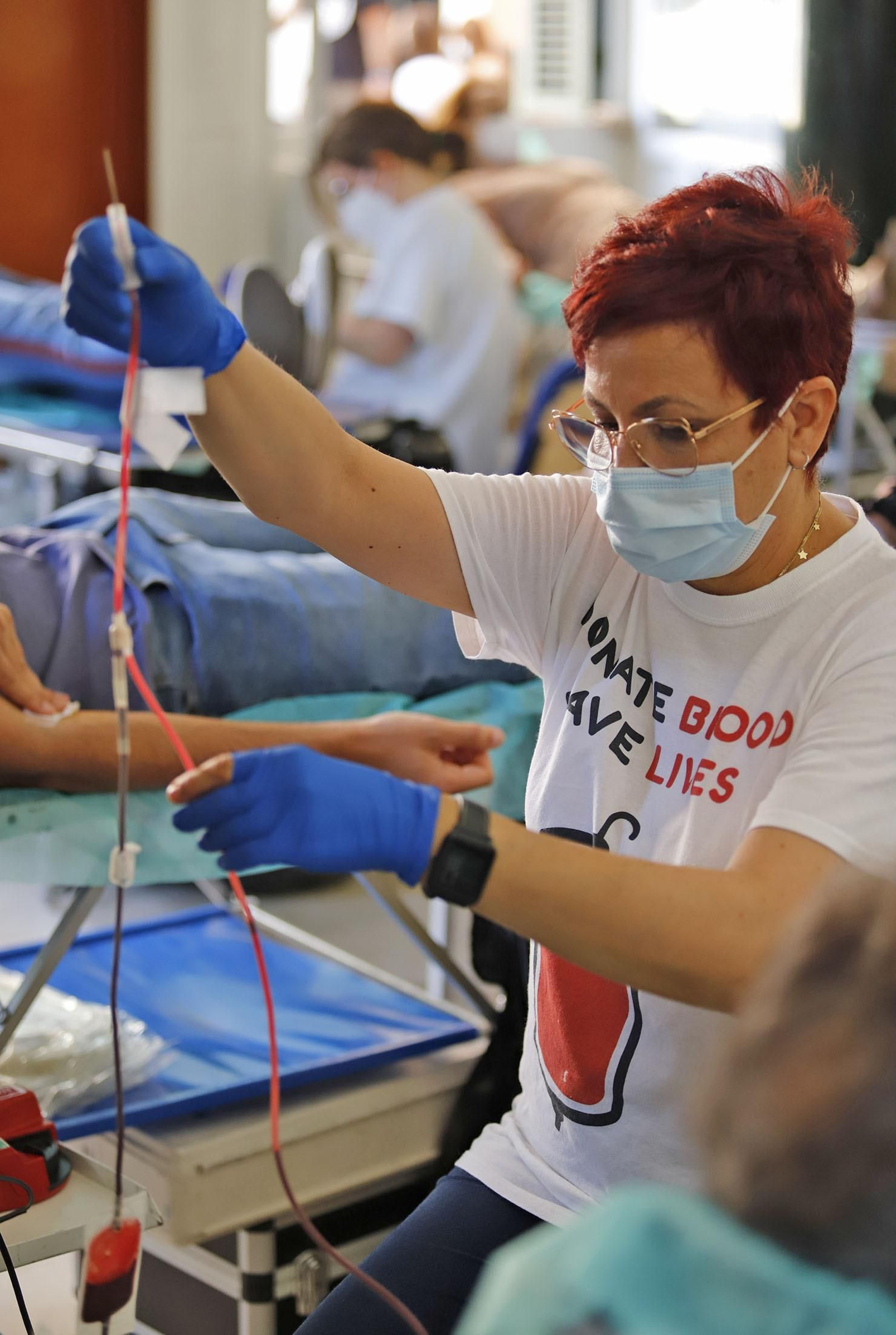 Macrocolecta de sangre en la Casa Colón