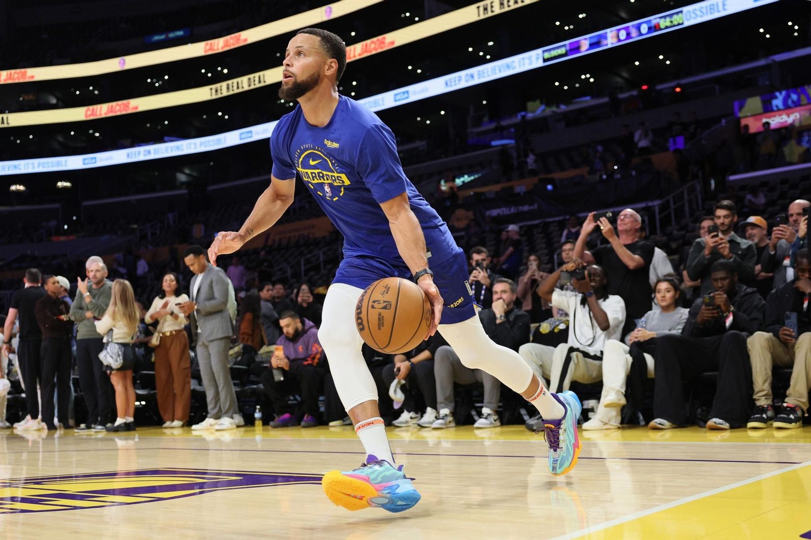 Las fotos del arranque de la NBA