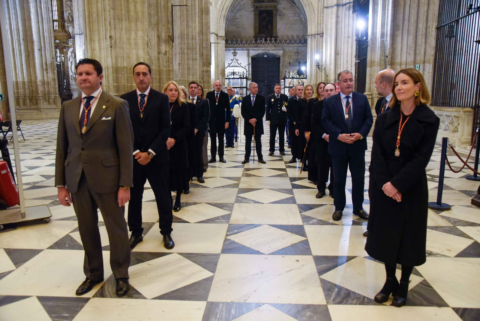 La espada de San Fernando, en la procesión de San Clemente