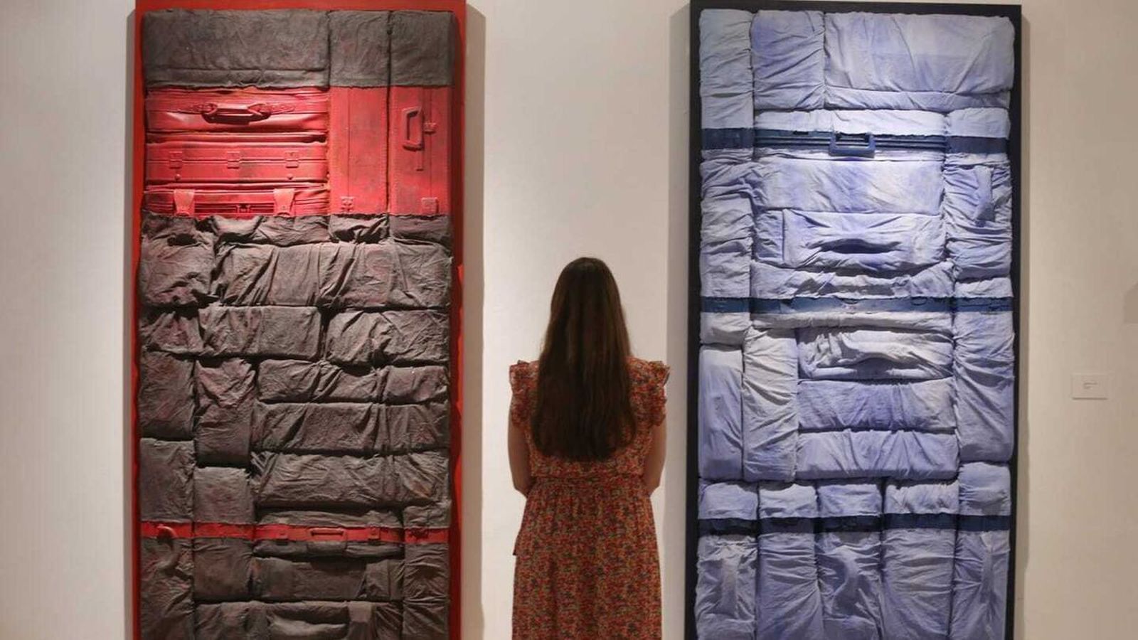 Piezas de la muestra de Cristóbal Toral.