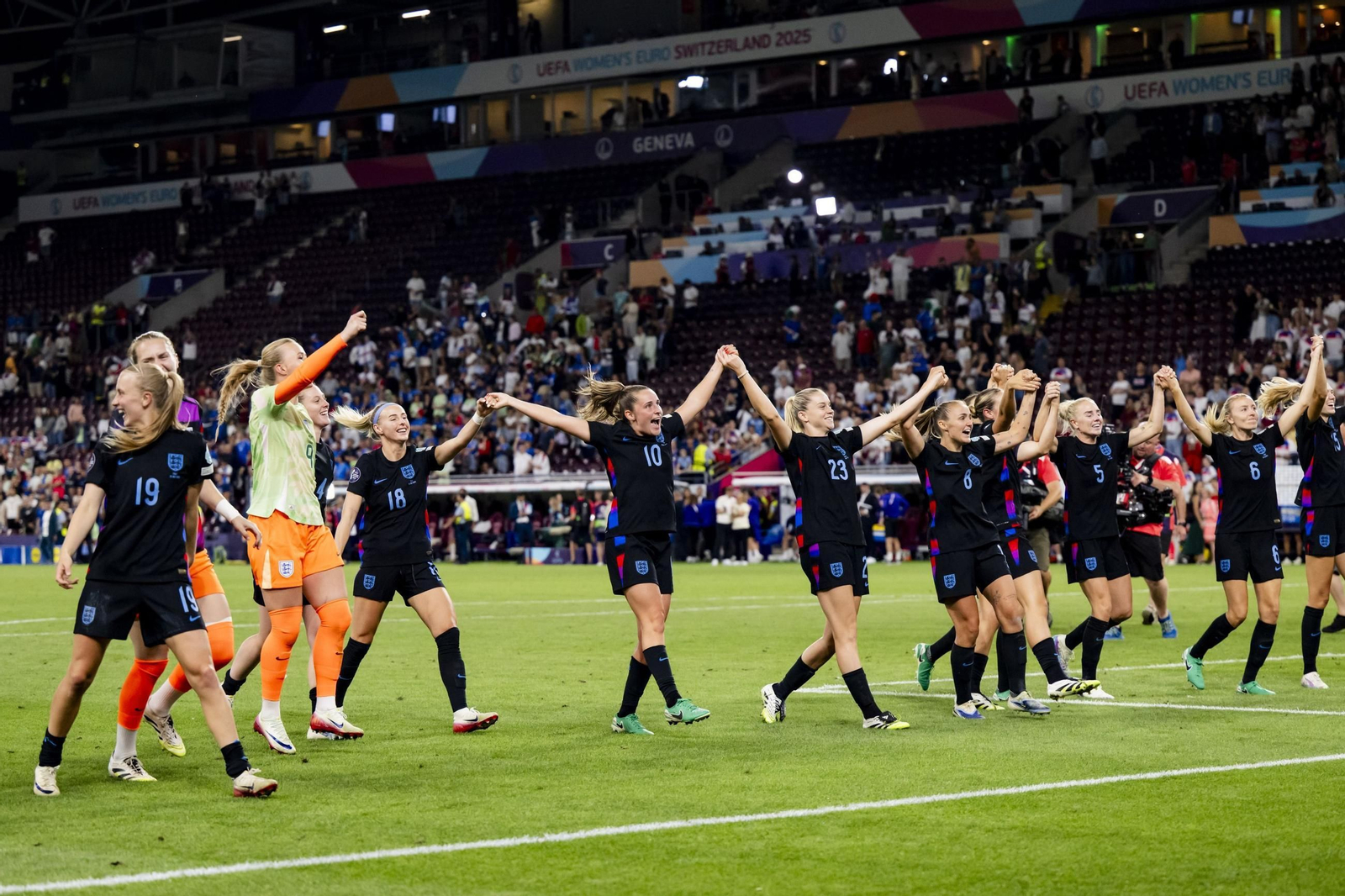 Las imágenes del Inglaterra-Italia