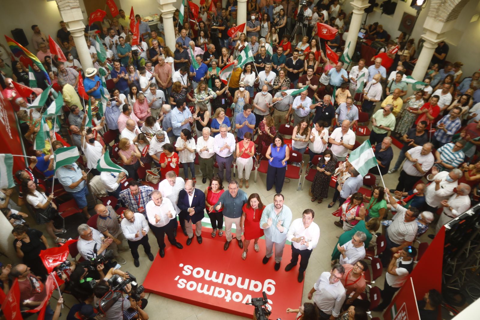 Elecciones Andalucía: La visita de los barones del PSOE en Córdoba, en imágenes