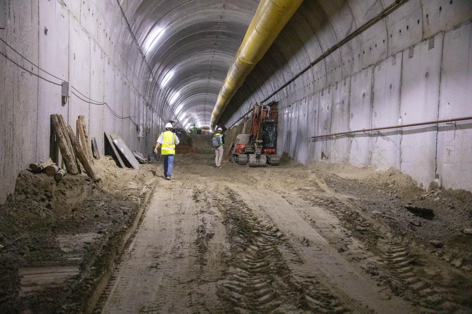 Así avanzan las obras del túnel de Viator del Ave