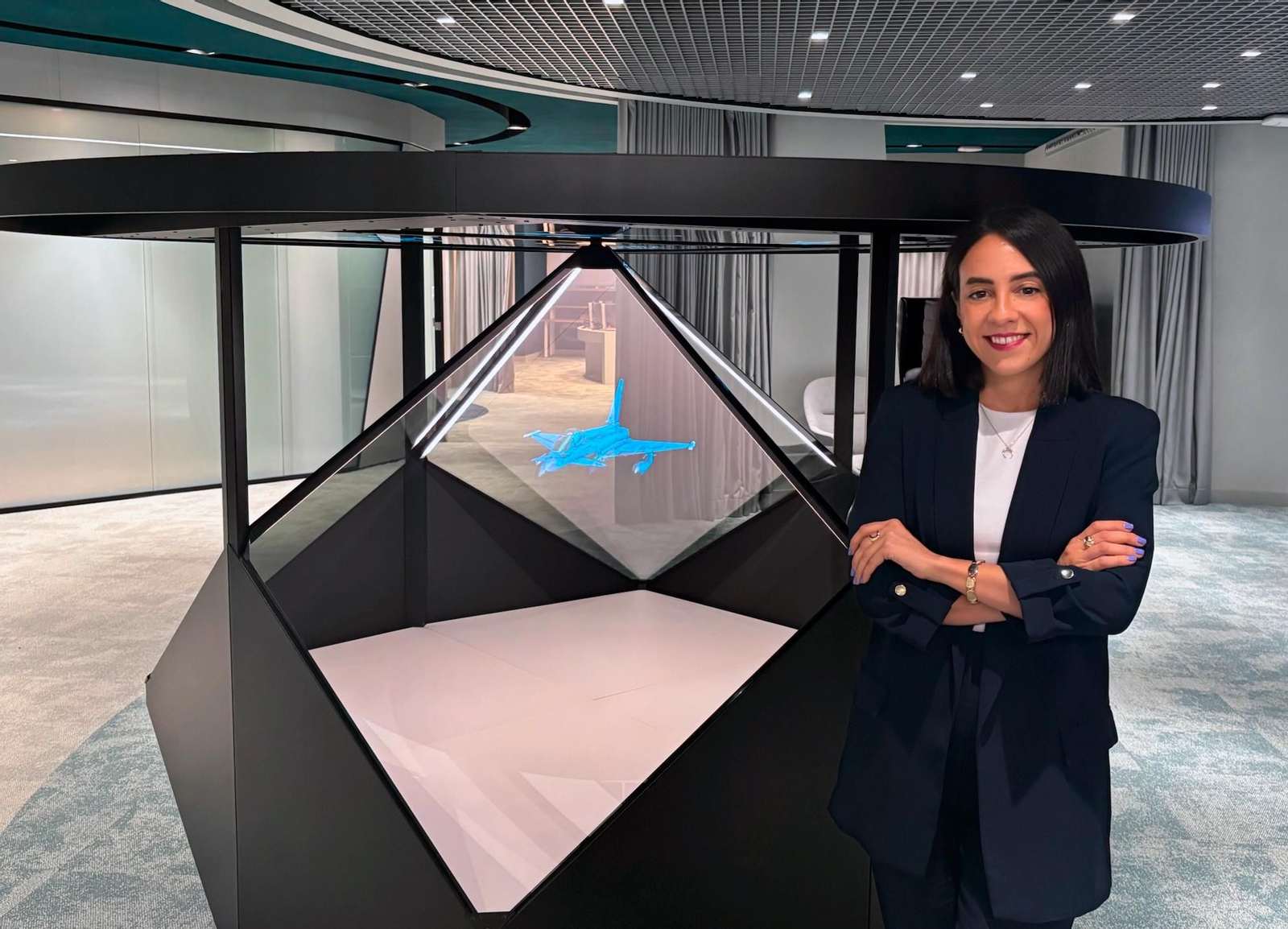 Lorena Pérez Aguilar, ingeniera de Telecomunicaciones de Indra Group.