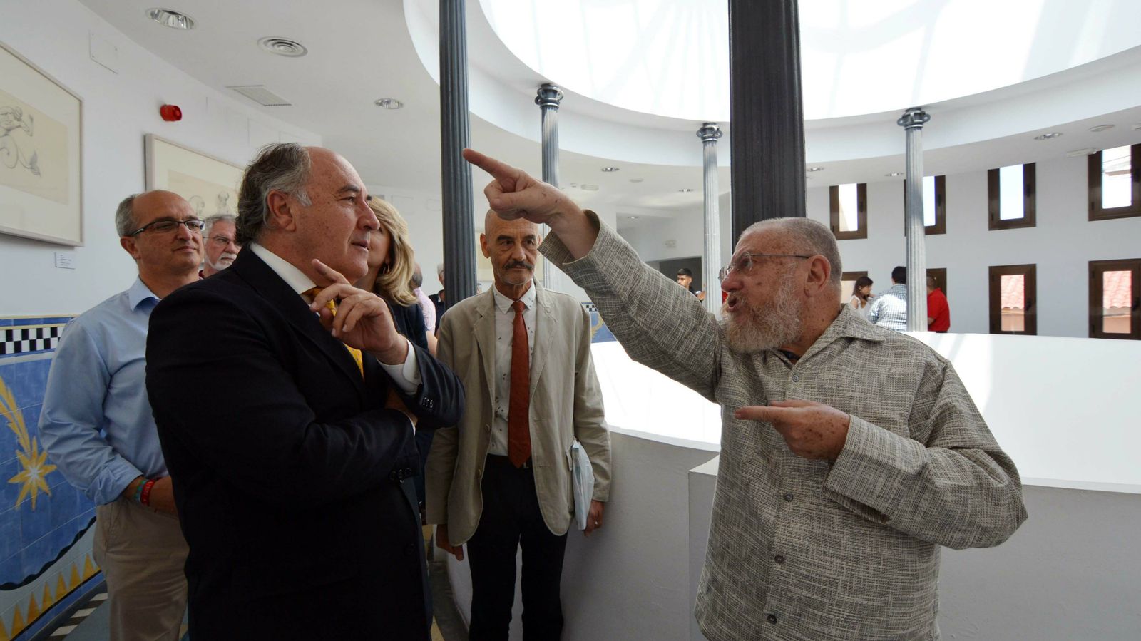 Inaguración de la exposición Zodiaco de Guillermo Pérez Villalta