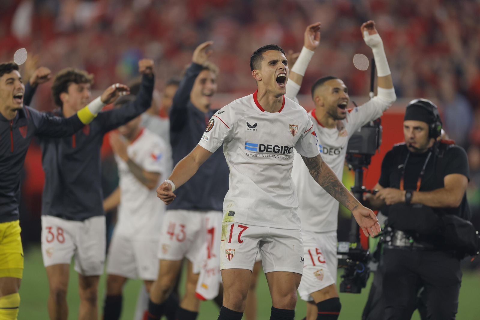 Las imágenes de la celebración del Sevilla fc