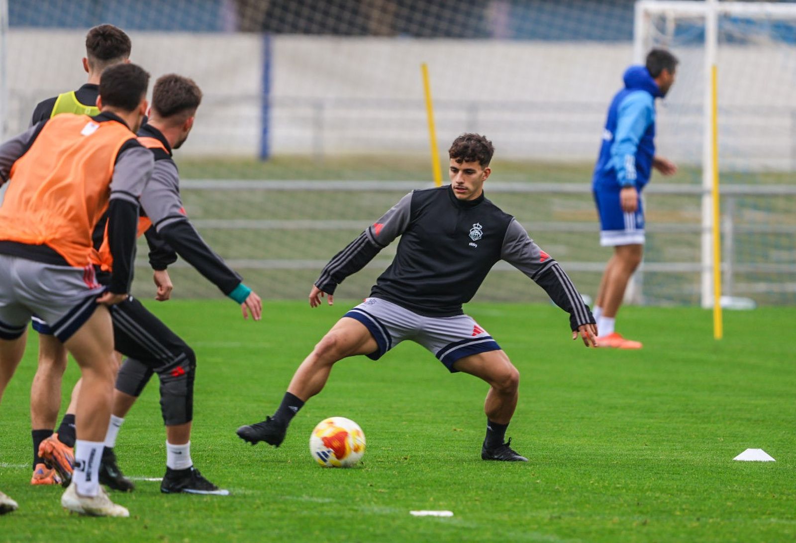 Entrenamiento del pasado jueves en la Ciudad Deportiva.