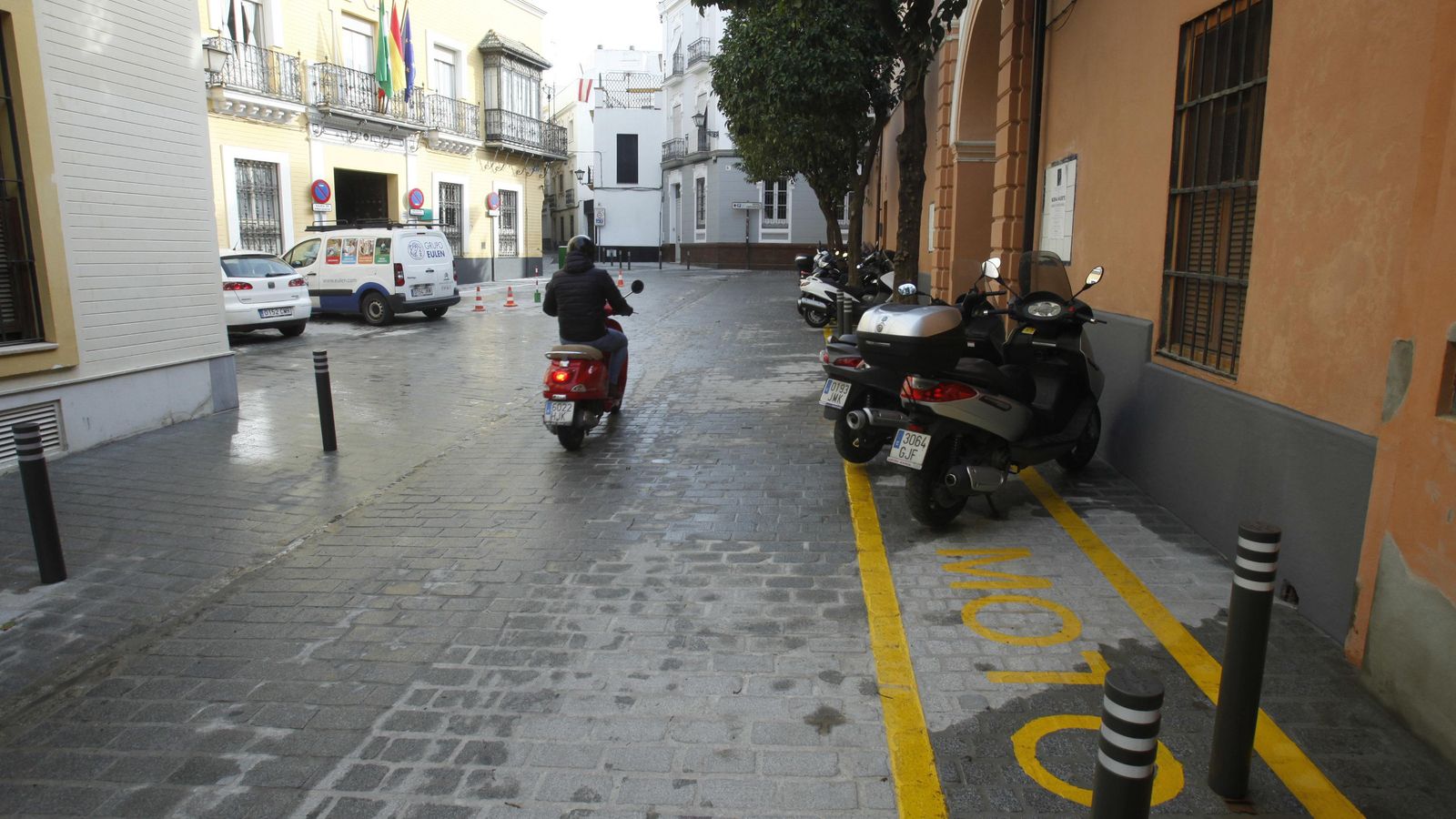 Aspecto que presenta la plaza de San Andrés.