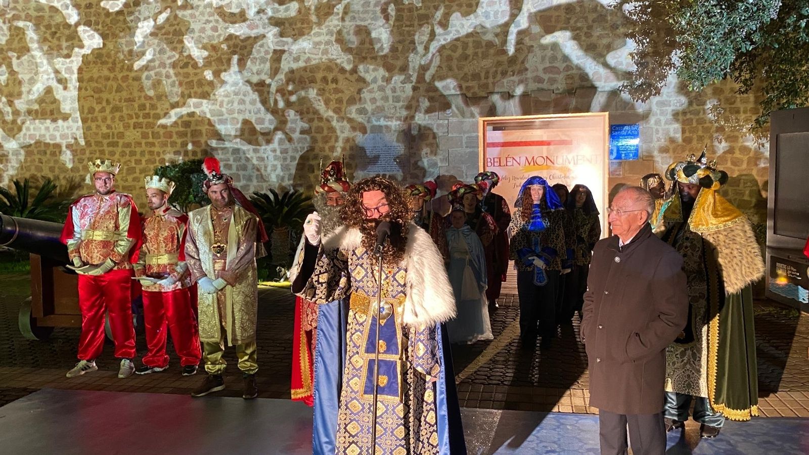 Gabriel Amat ha recibido a los Reyes Magos.