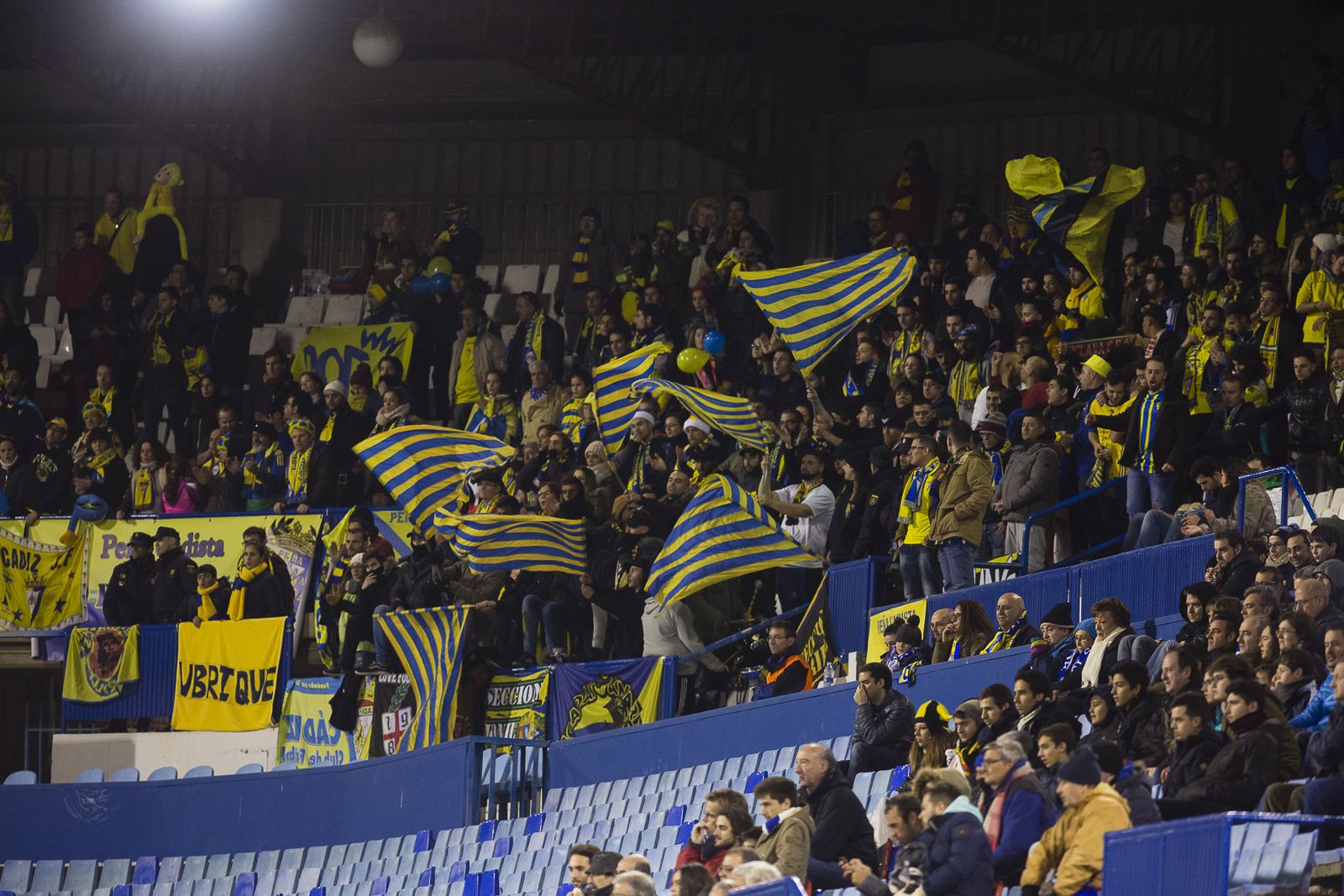 Las imágenes del Zaragoza-Cádiz