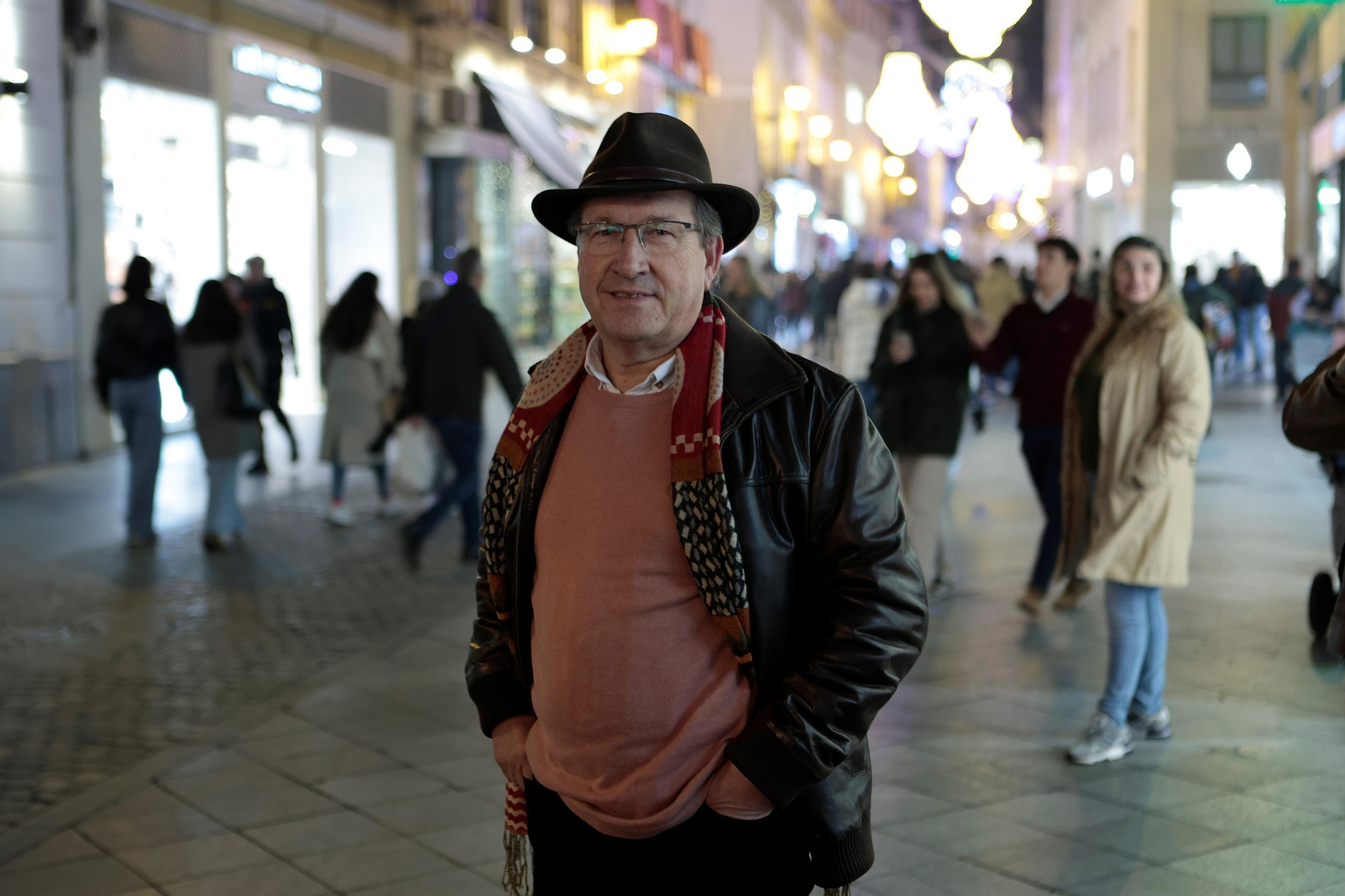 Esteban Moreno, en la calle Tetuán.