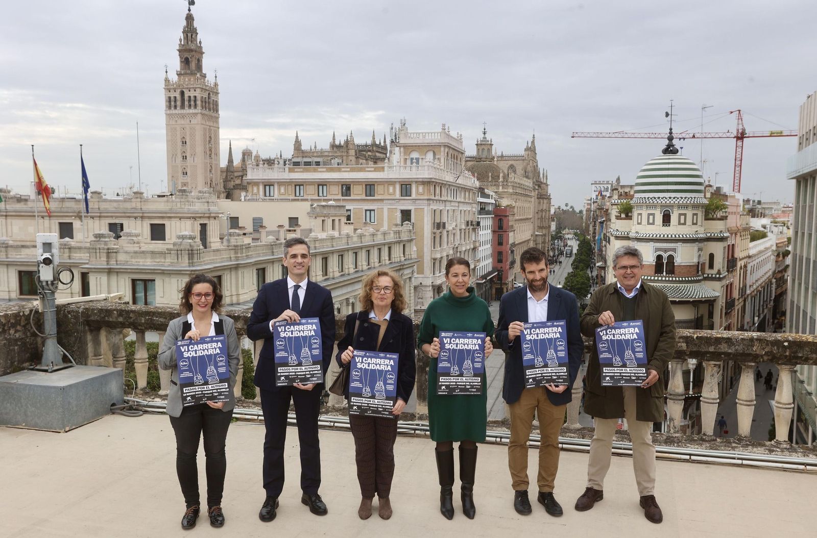 Presentación de la carrera solidaria del autismo en el Parque del Alamillo