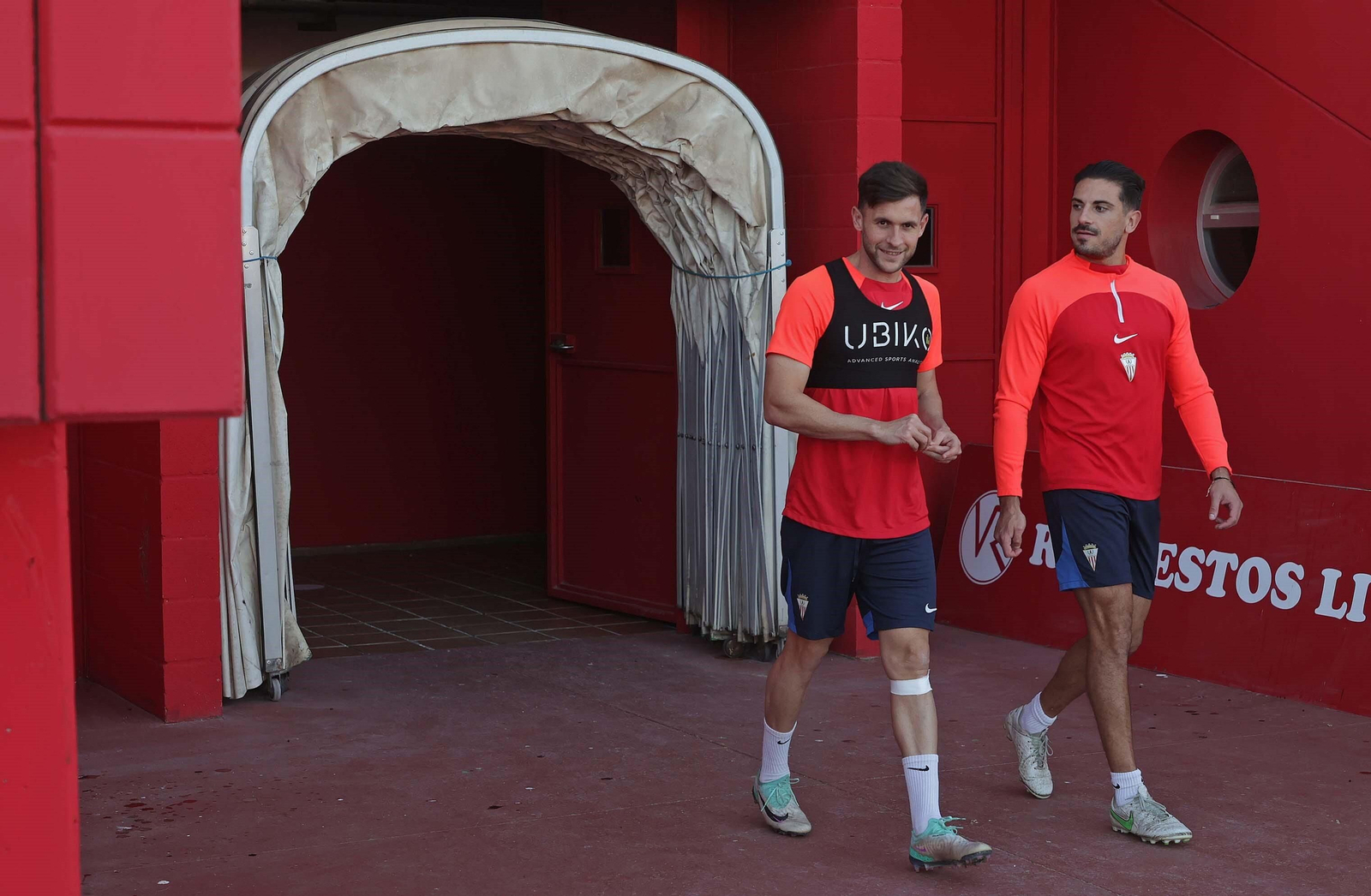 Iván sale a un entrenamiento junto a Borja.
