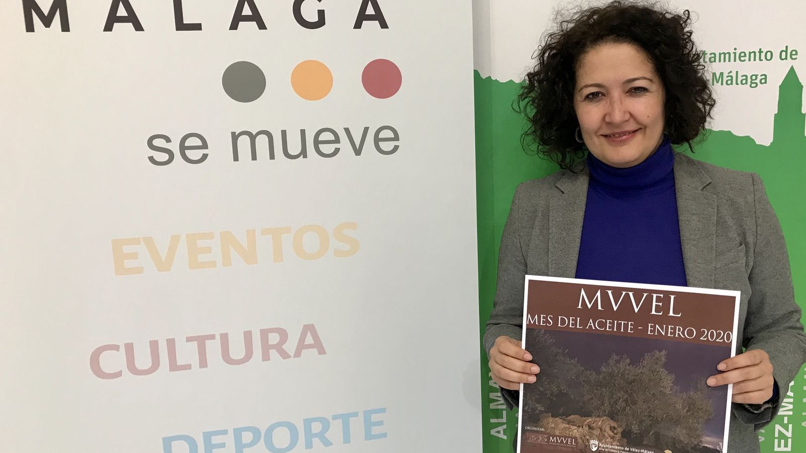 La concejala Cynthia García, presenta el 'Mes del Aceite' de 2020.