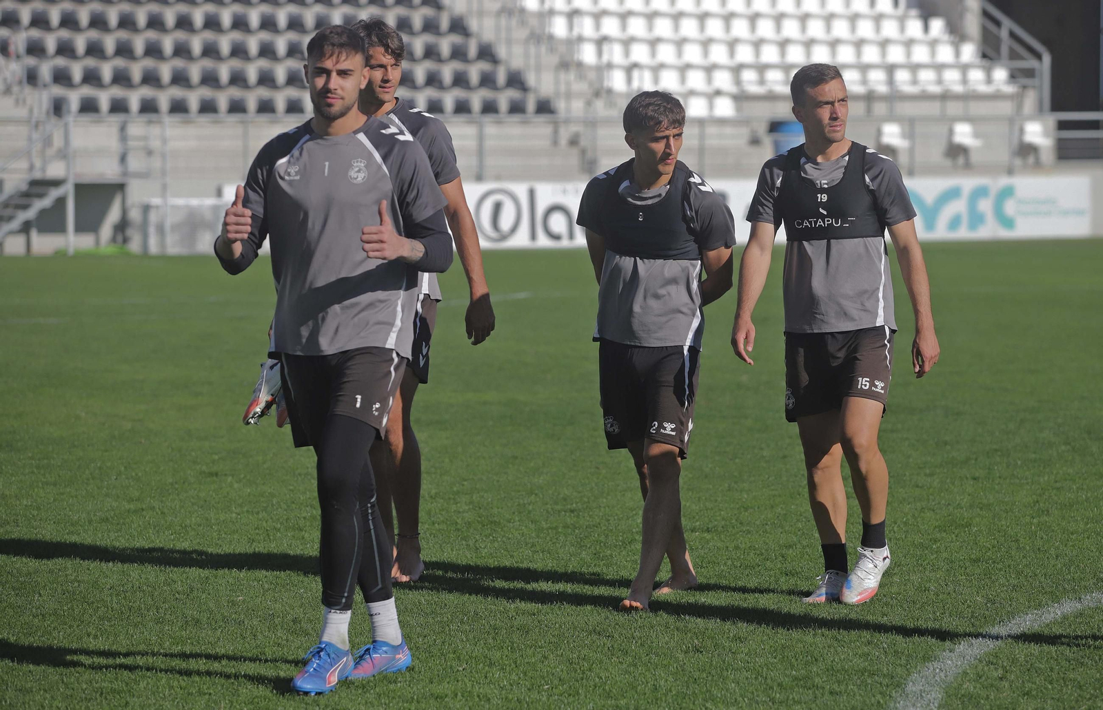Fotos del entrenamiento de la Balona en el día de la Inmaculada Concepción