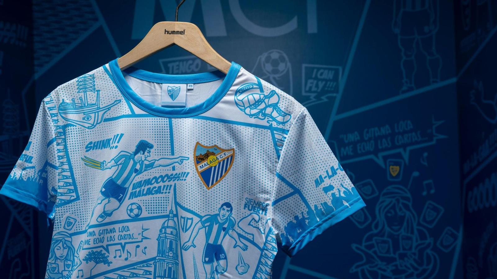 La camiseta del 'Malagaverso'.