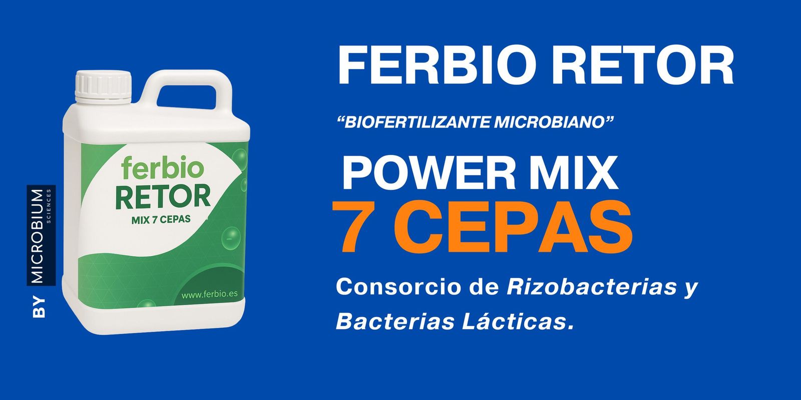 Ferbio RETOR es un biofertilizante microbiano natural.