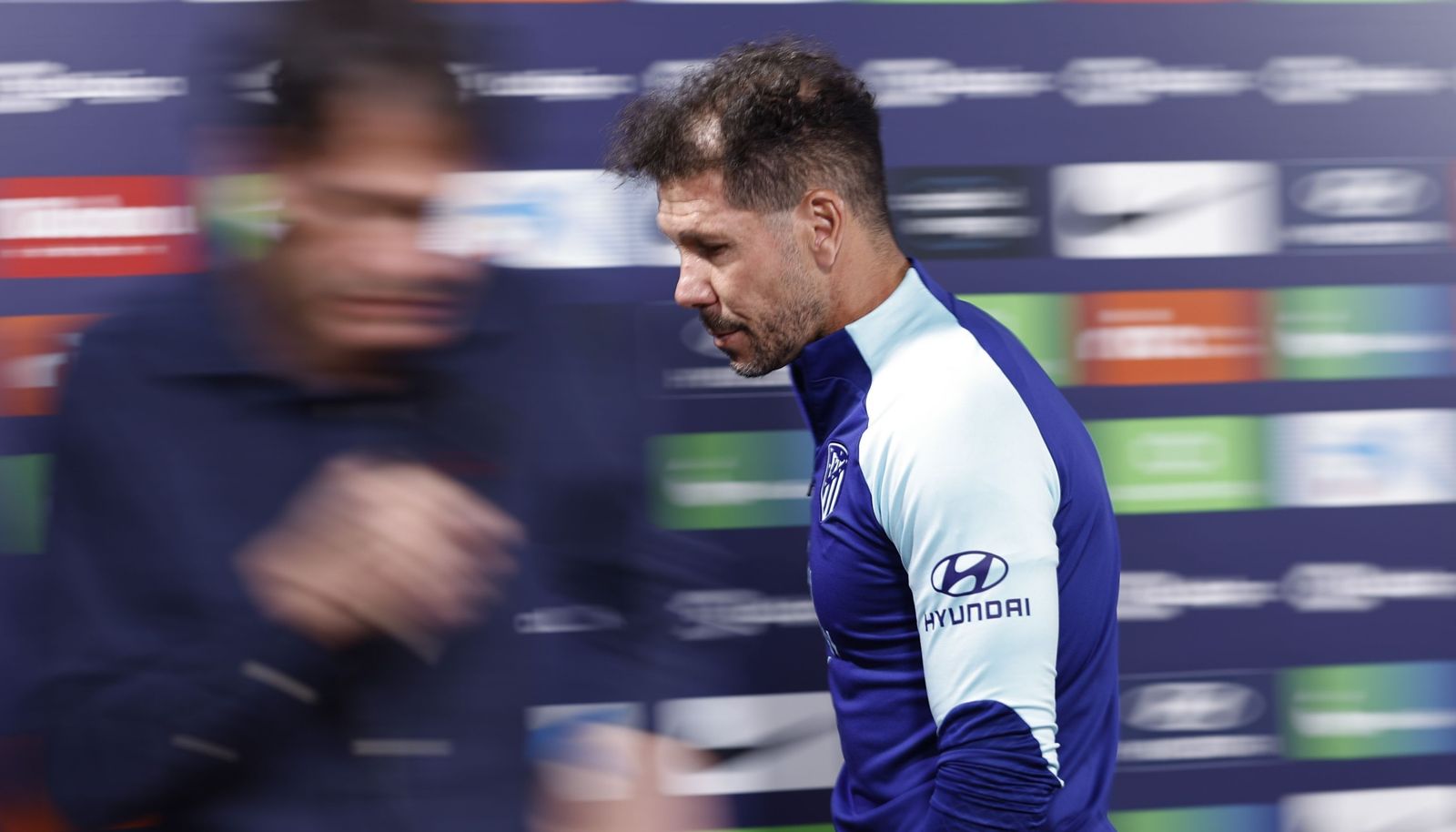 El argentino, al terminar la rueda de prensa de este sábado