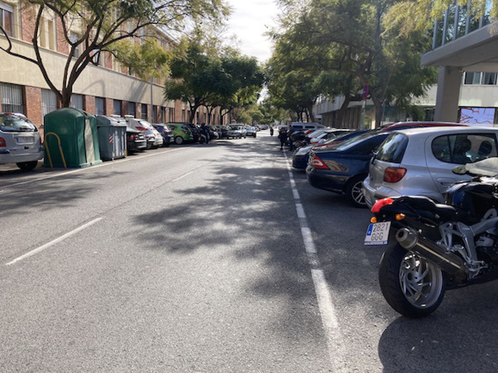 Así son los complicados accesos a los colegios de Cádiz