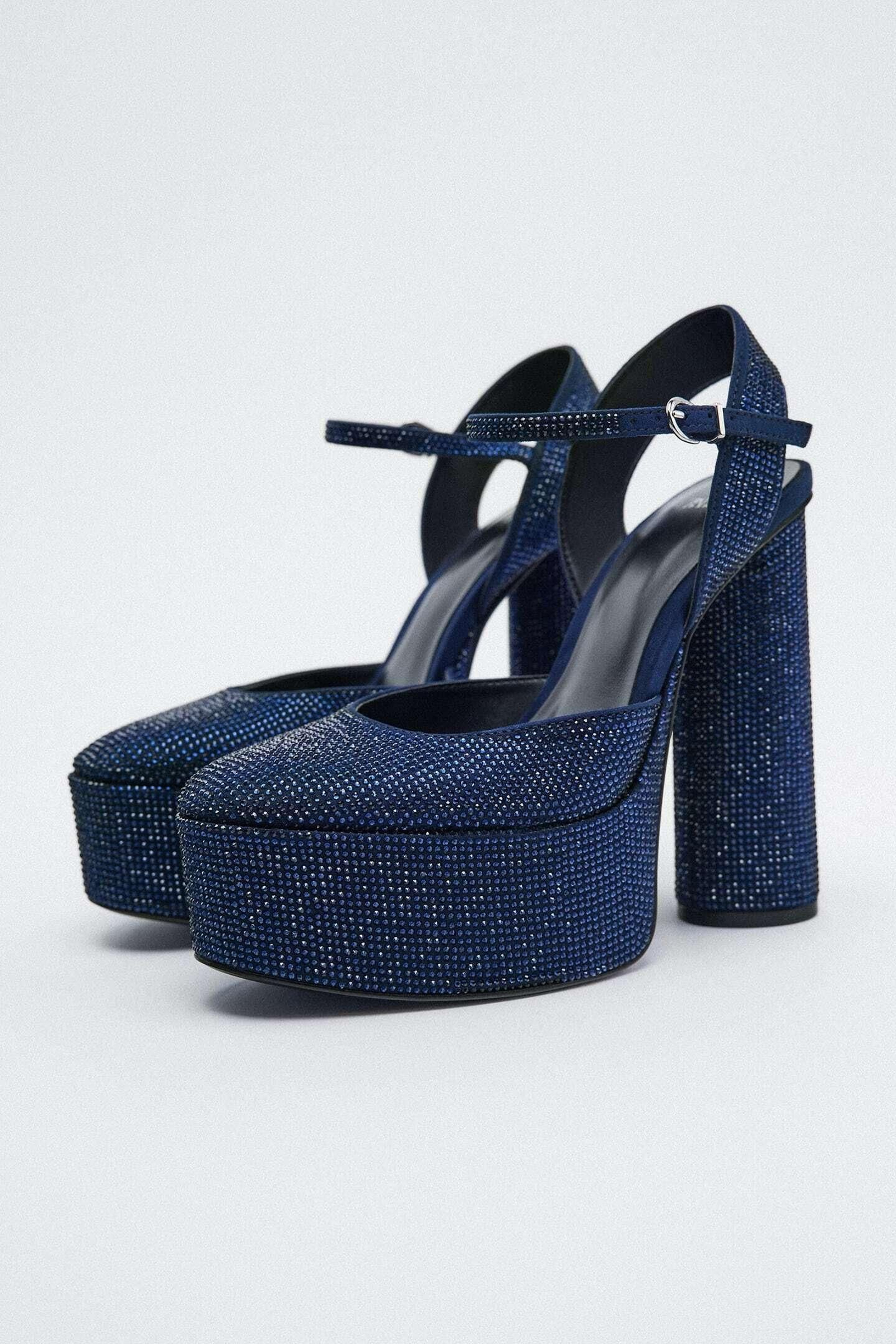 Zapatos de plataforma de Zara.