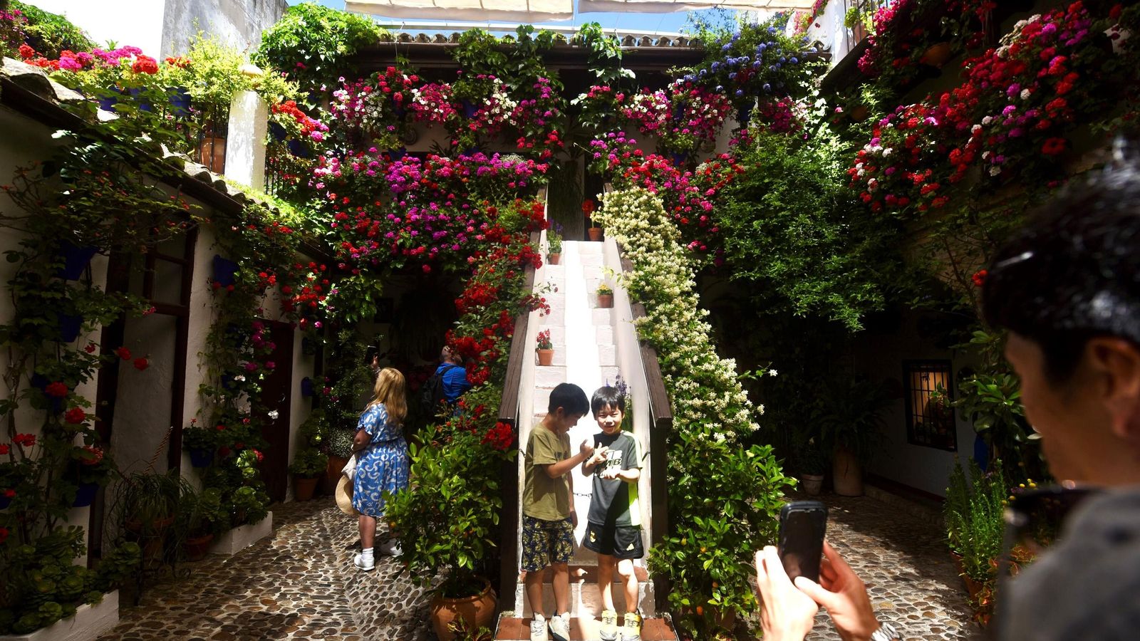 Patio de San Basilio, 44, en el Alcázar Viejo.