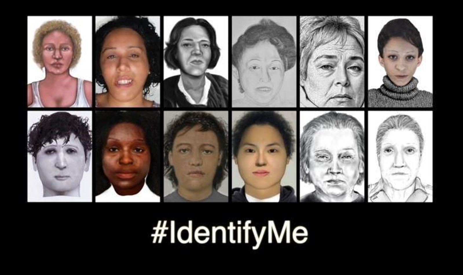 Retratos de algunas de las fallecidas. Retratos de algunas de las fallecidas.