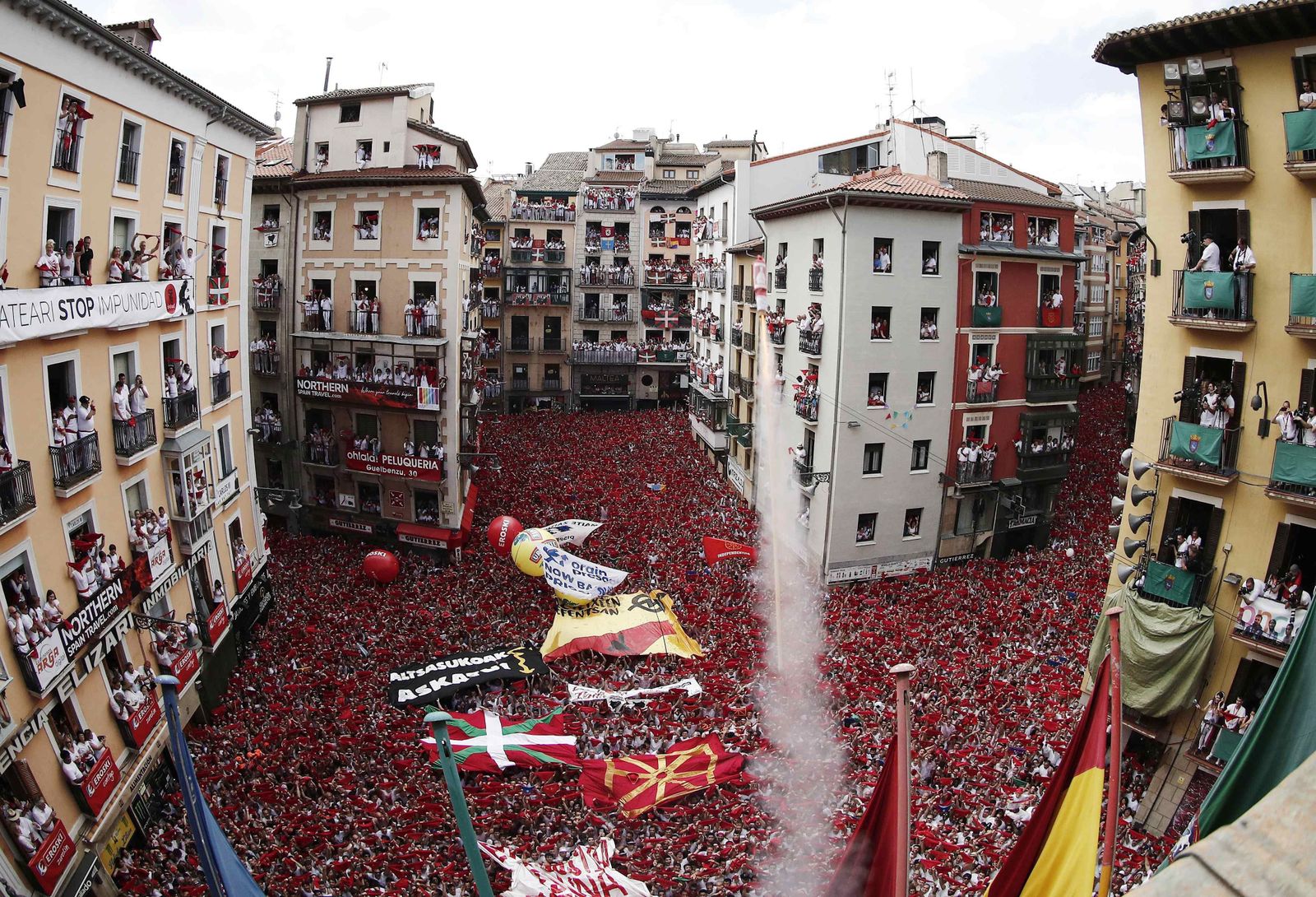 Las imágenes del Chupinazo
